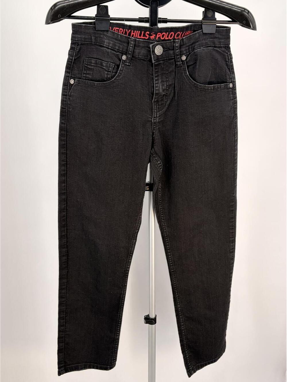 Beverly Hills Polo Club Black Jeans Size 14 Faded Casual Fit